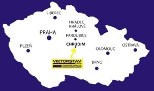 Mapa ČR - sídlo VIKTORSTAV Mapa ČR - sídlo VIKTORSTAV