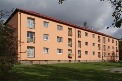 Zateplení fasády bytového domu, Wolkerova, Pardubice