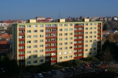 Zeteplení bytového domu, Palackého třída, Chrudim